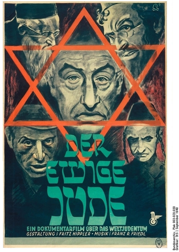 ב-29 בנובמבר 1940 יצא למסכי הקולנוע הסרט Der ewige Jude.- היהודי הנצחי