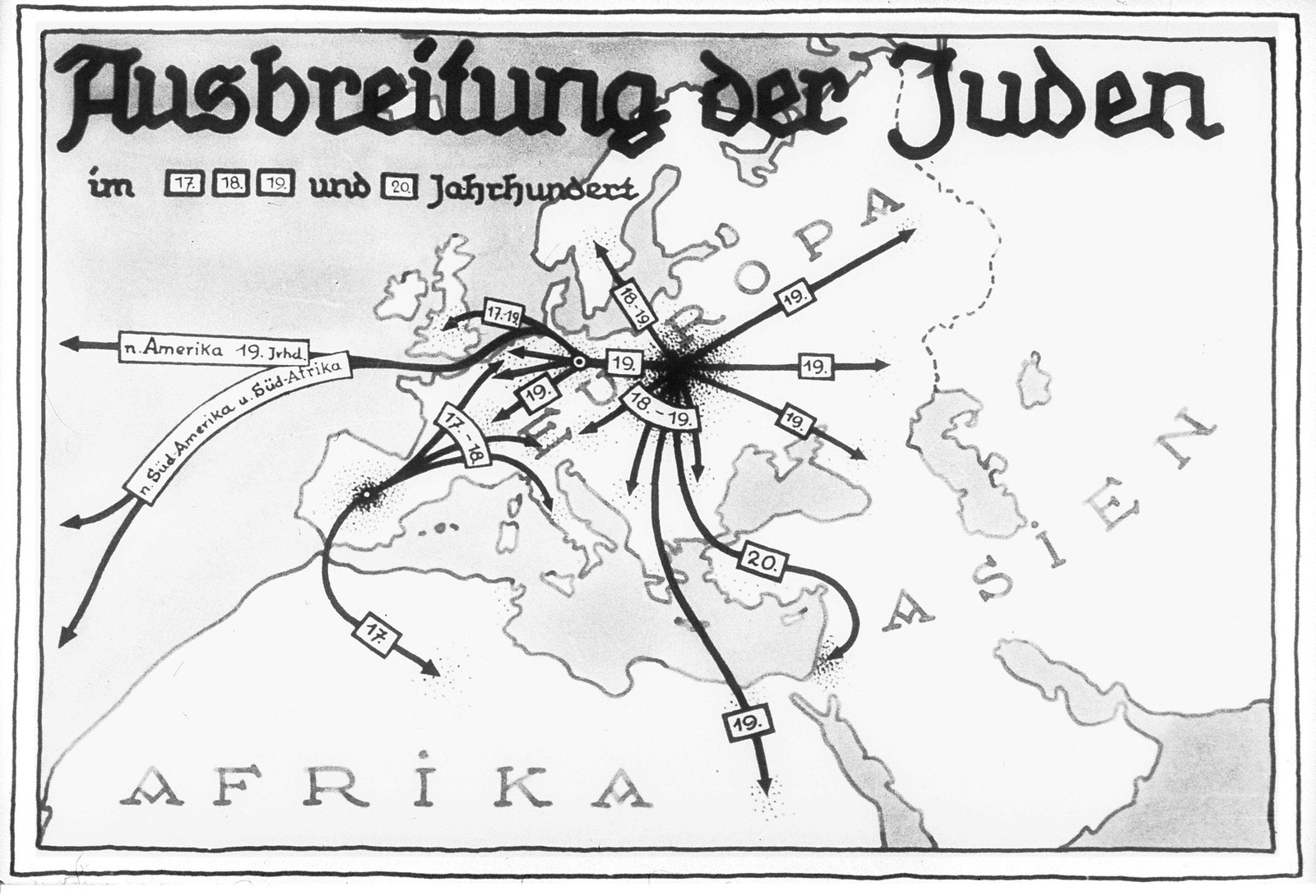 Ausbreitung der Juden - התפשטות היהודים