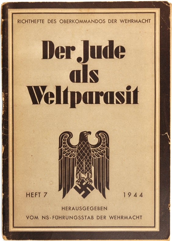 Der Jude als Weltparasit היהודי כטפיל עולמי