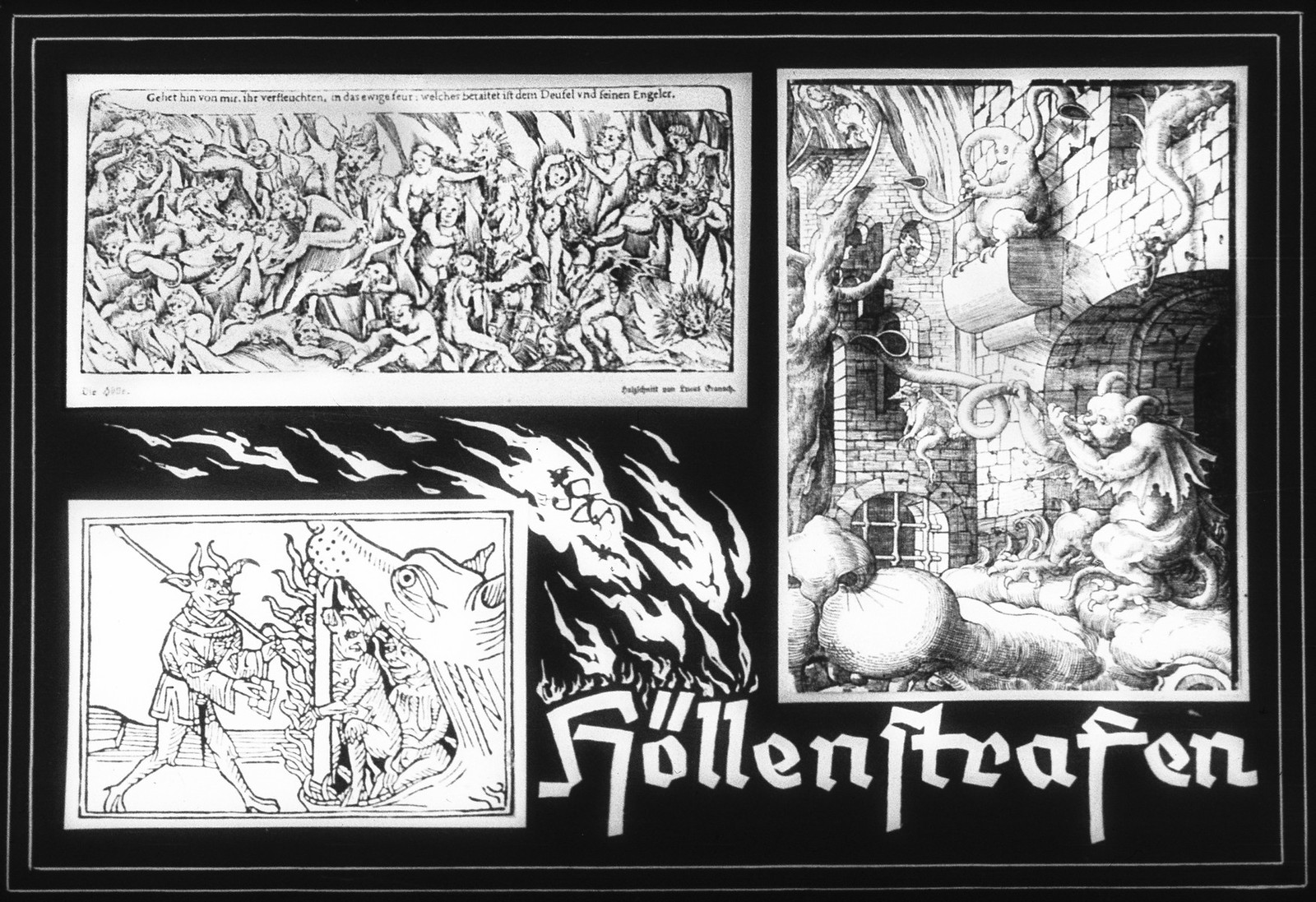 HÖLLENSTRAFEN - עונשי גיהנום. תמונת העולם בימי שלטון יהודי -der Welt zur Zeit der jüdischen Herrschaft...